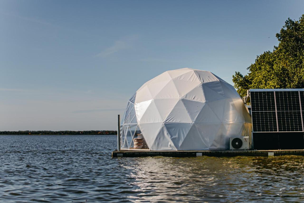 Grand Ht Houseboats - Domki Na Wodzie - Sauna, Jacuzzi, Kominek Мєлно Екстер'єр фото
