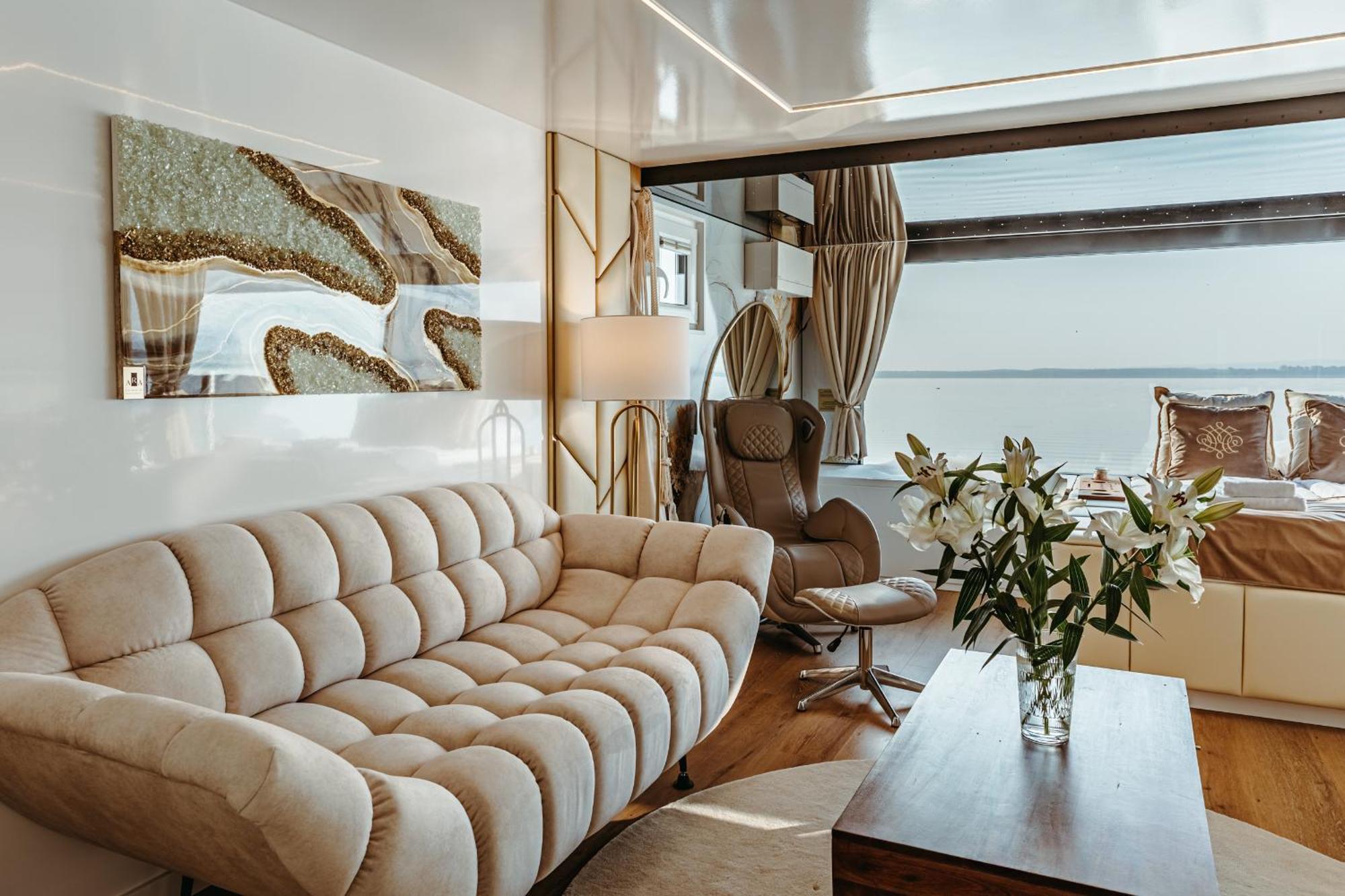 Grand Ht Houseboats - Domki Na Wodzie - Sauna, Jacuzzi, Kominek Мєлно Номер фото