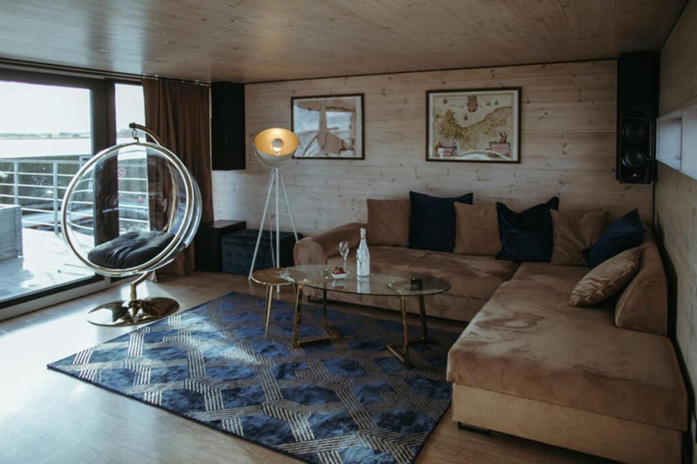 Grand Ht Houseboats - Domki Na Wodzie - Sauna, Jacuzzi, Kominek Мєлно Екстер'єр фото